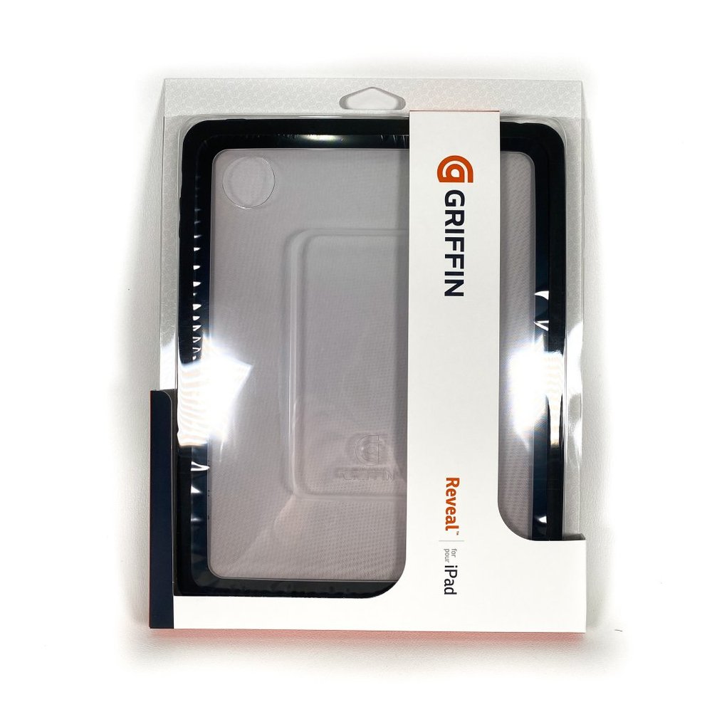 Griffin Reveal Hard Shell Case Slim Cover 1st Original iPad Black Clear GB01619